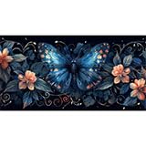 Qoueucc detailed butterfly and floral print highlighting decorative style benefit
