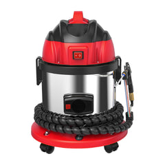 QPKING open 13L tank with lid removed for longer cleaning sessions benefit