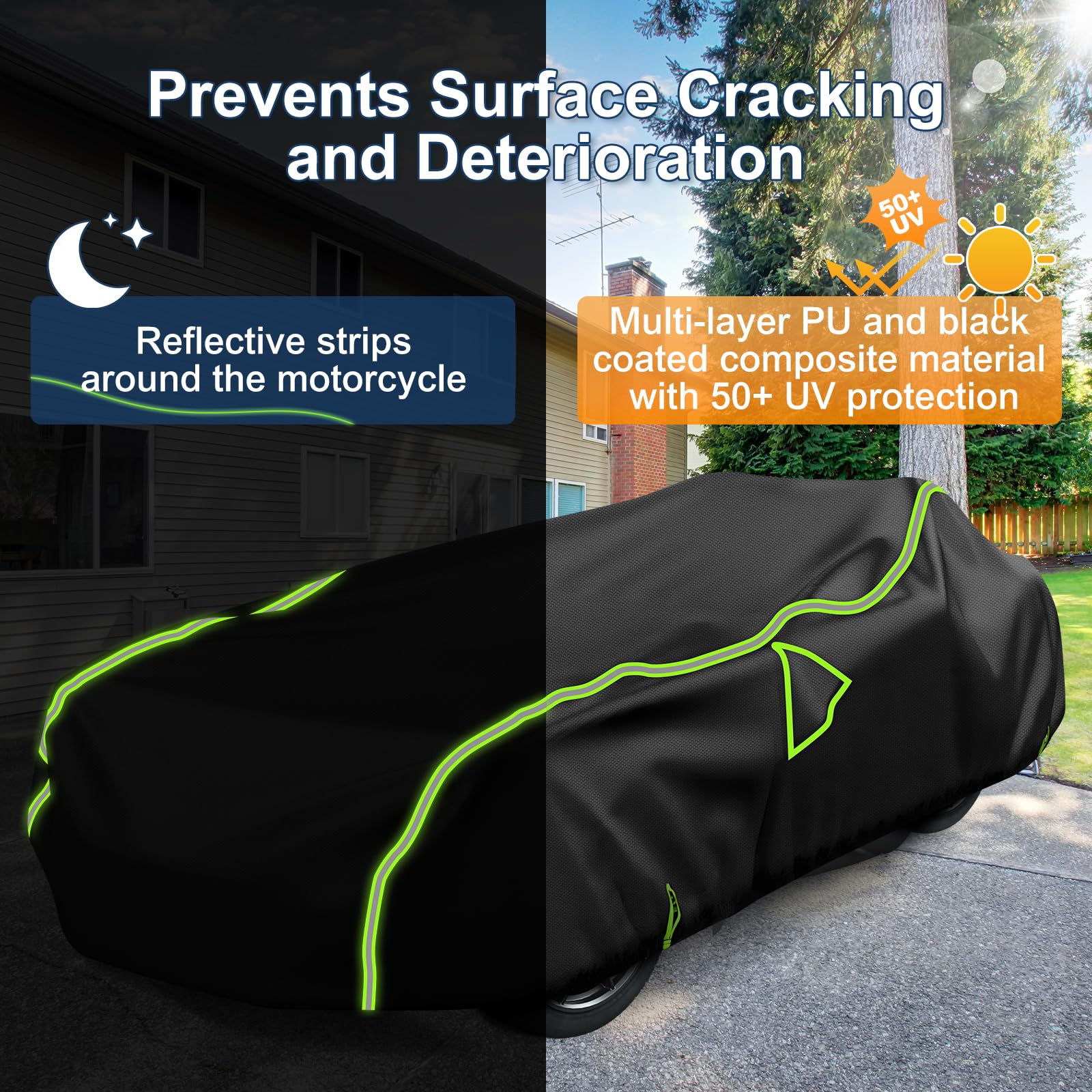 Q QUNSUNUS compact storage bag included for tidy off-season storage