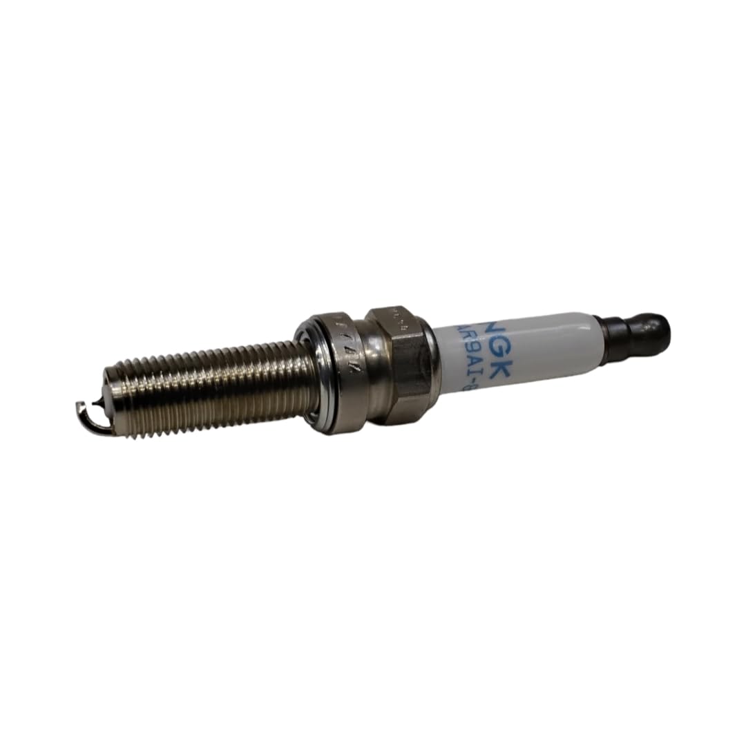 Quad Logic NGK MR9F electrode closeup for consistent spark