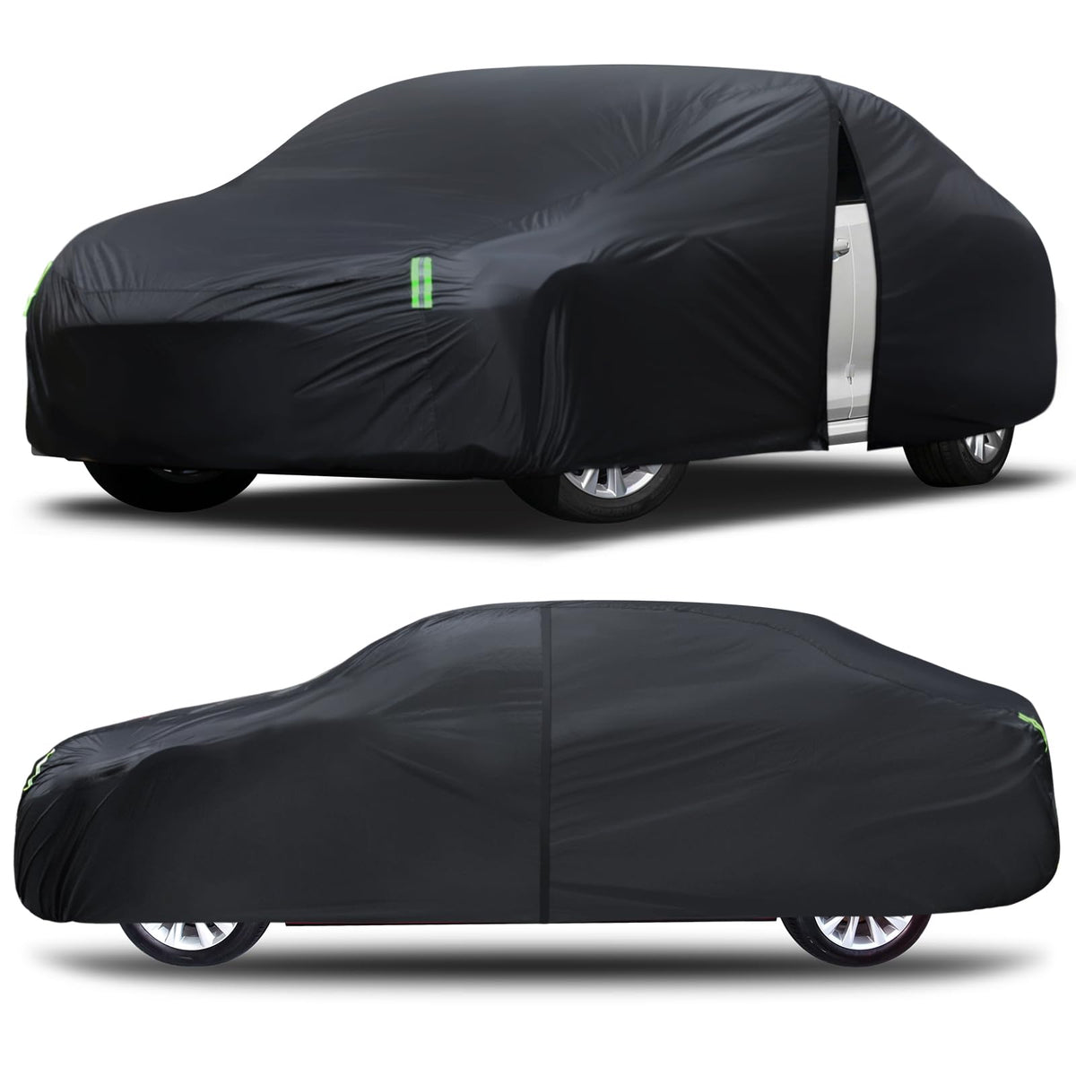 Qualencey front view showing full coverage and weather protection benefits