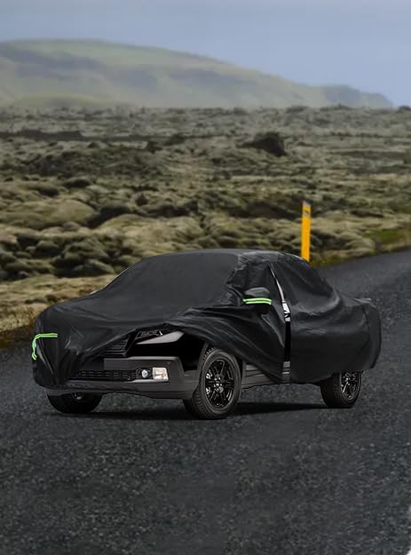 Qualencey cover on Ridgeline in driveway demonstrating everyday protection