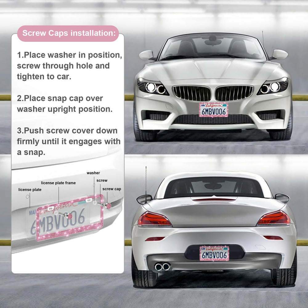 QUANQIUFEI anti-theft screws and fittings for secure license plate mounting