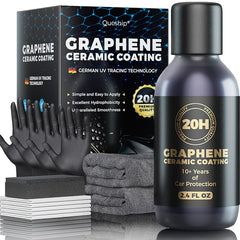 Qucship front packaging 70ml kit showing kit components and benefit of clear instructions