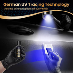 Qucship hydrophobic demo water beading illustrating easier cleaning benefit