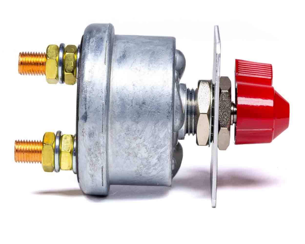 QuickCar close-up of red rotary handle highlighting tactile grip and quick shutoff benefit