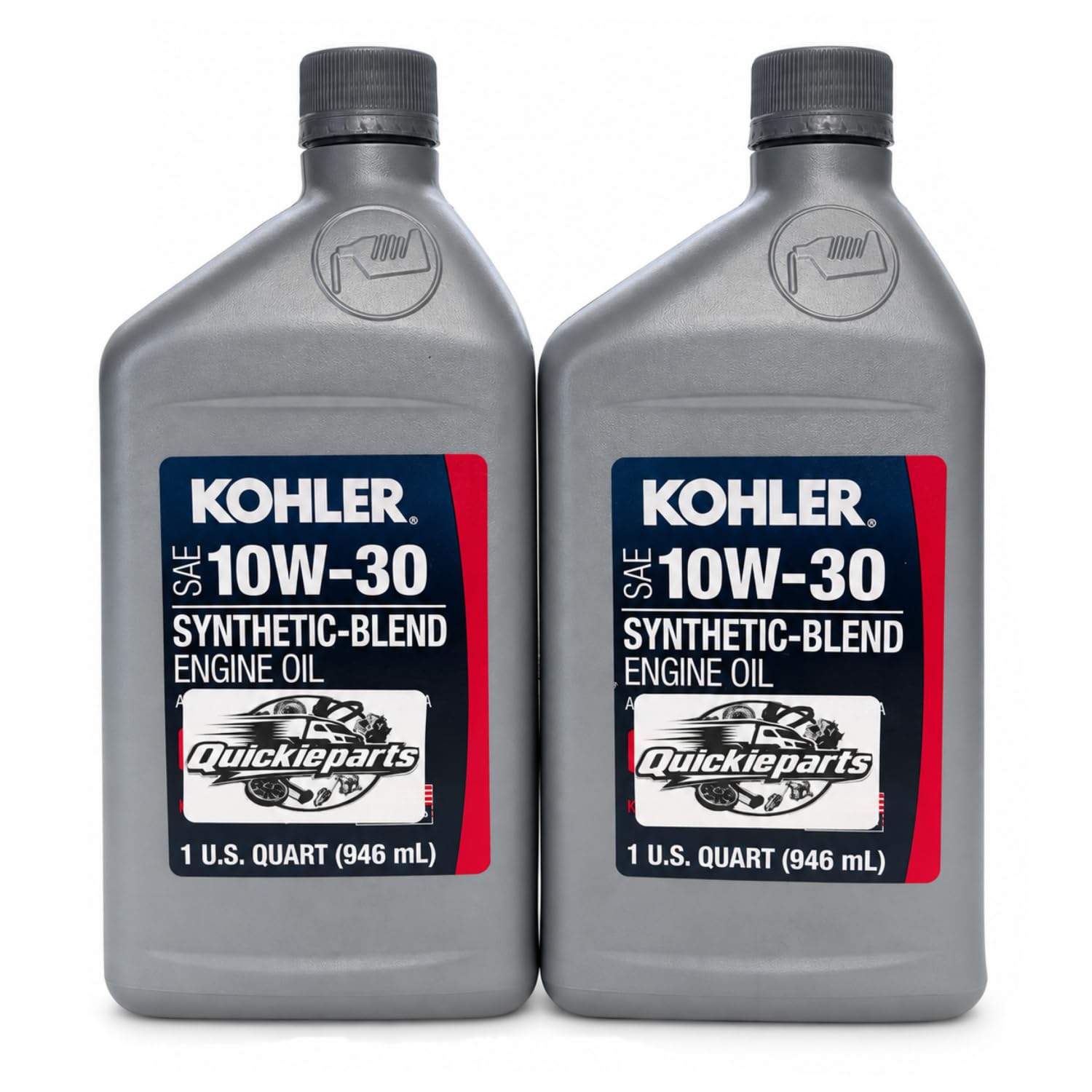 QUICKIEPARTS 52 050 02-S oil filter detail showing gasket and threads for secure sealing