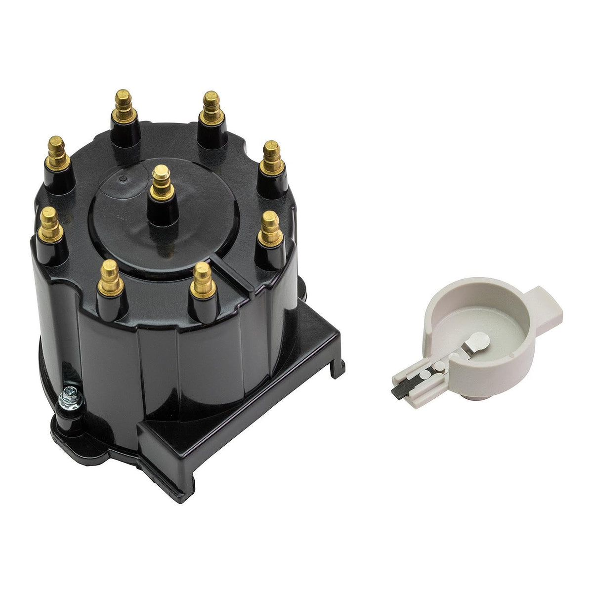 Quicksilver cap and rotor front view showing fit and durability benefit