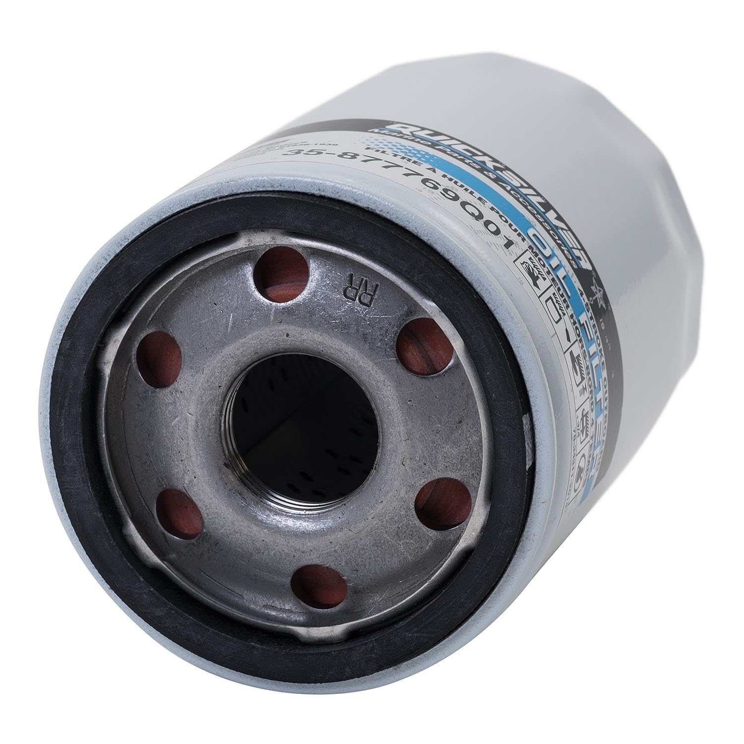 Quicksilver anti-drain-back valve detail demonstrating startup lubrication protection