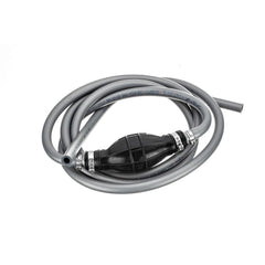 Quicksilver fuel line assembly front view showing full 9 ft hose and bulb for reliable fueling