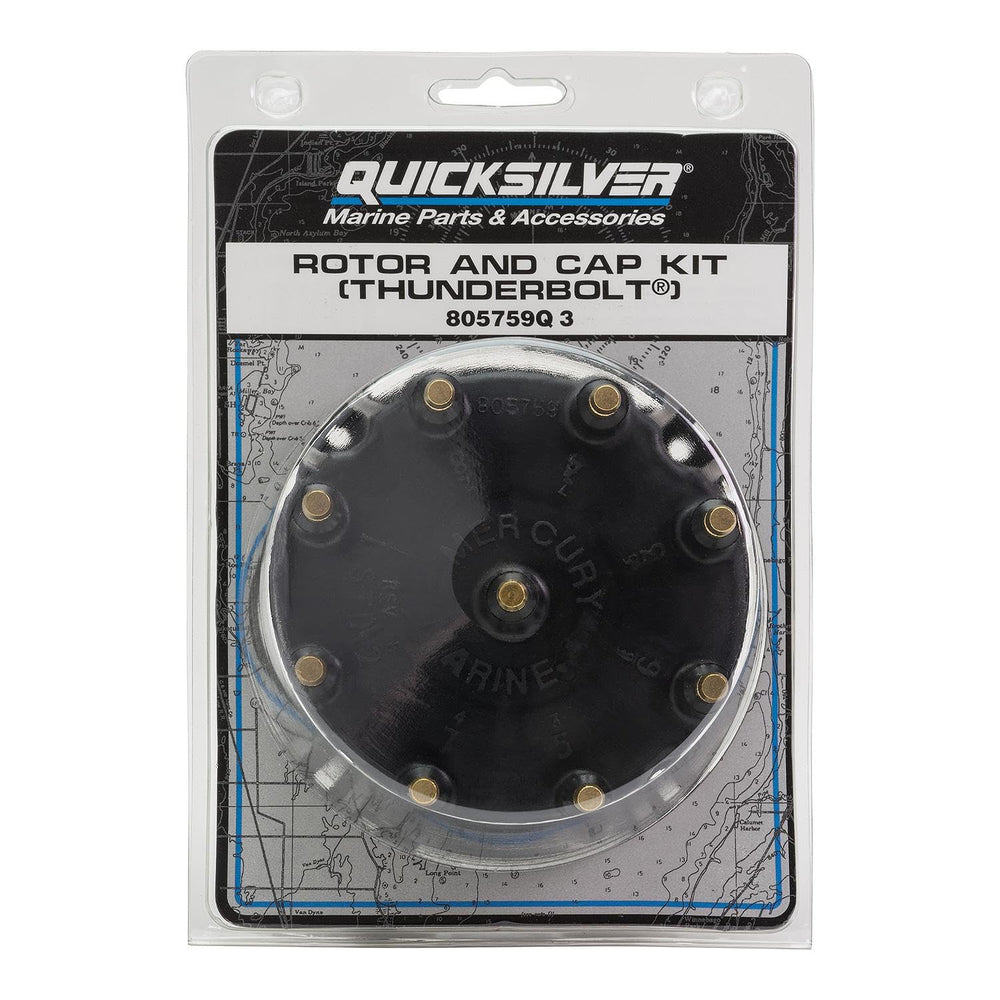 Quicksilver gasket and kit components laid out for easy installation