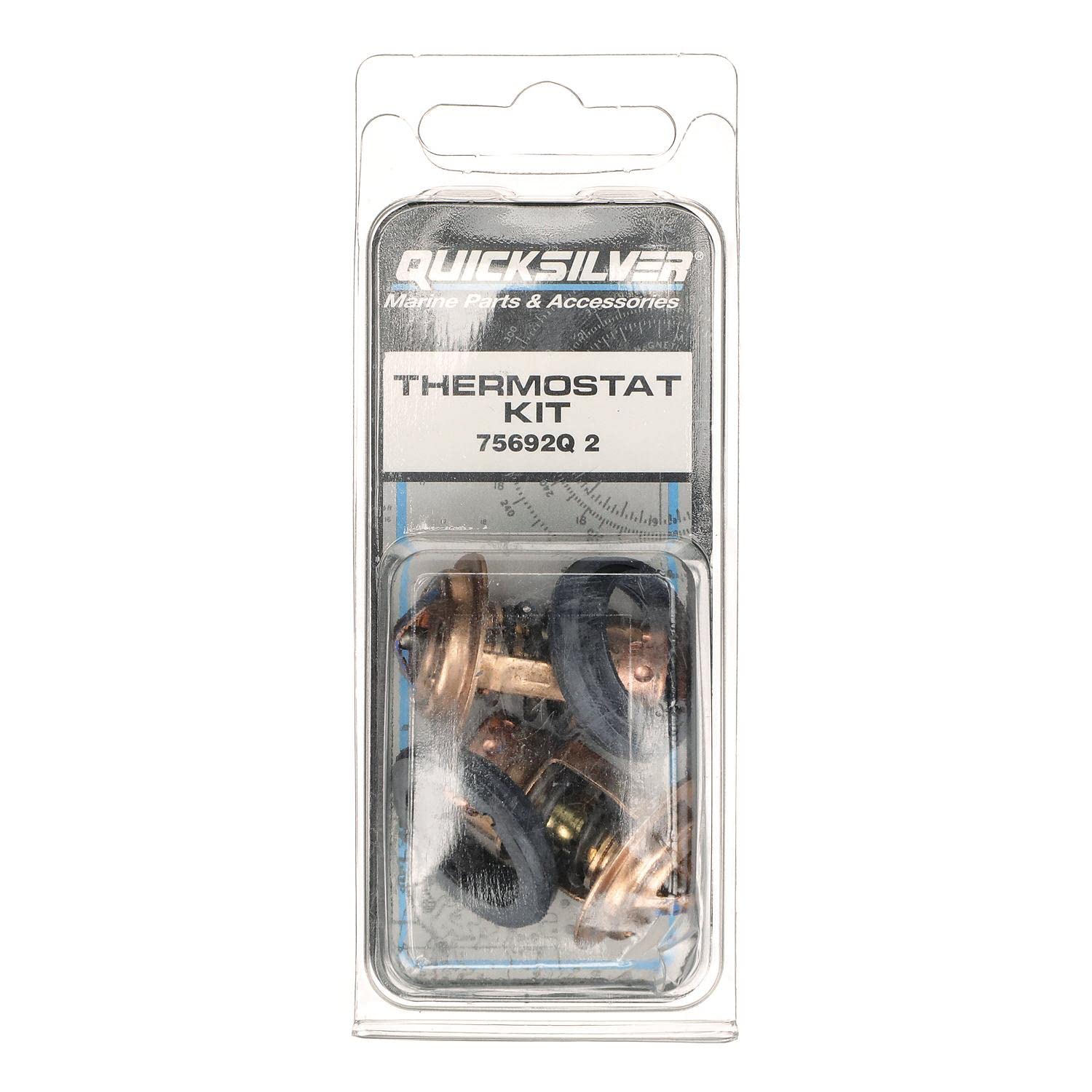 Quicksilver side profile of thermostat metal finish indicating durable construction