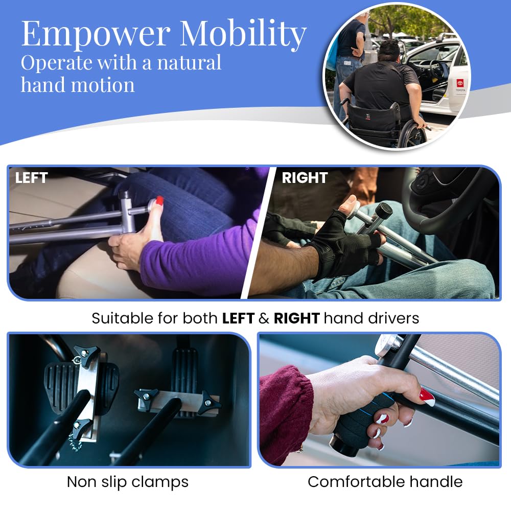 QuicStick mounted in car cabin illustrating universal vehicle compatibility