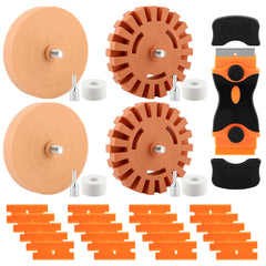 Quivorant front packaging showing four rubber wheels and adapter for quick identification and purchase benefit
