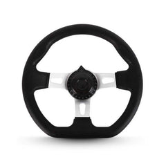 Quivorant front view steering wheel showing shape and fit for quick selection