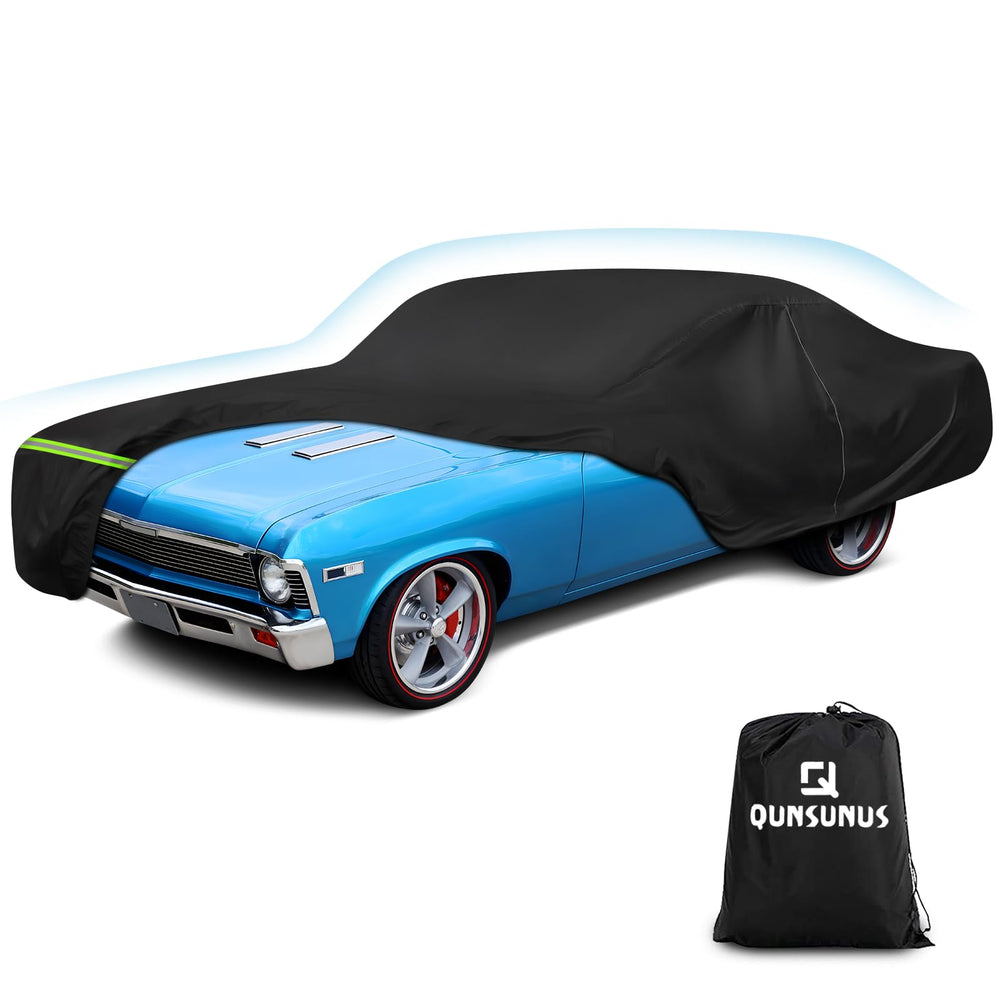QUNSUNUS front view on Chevy Nova showing full coverage and protection
