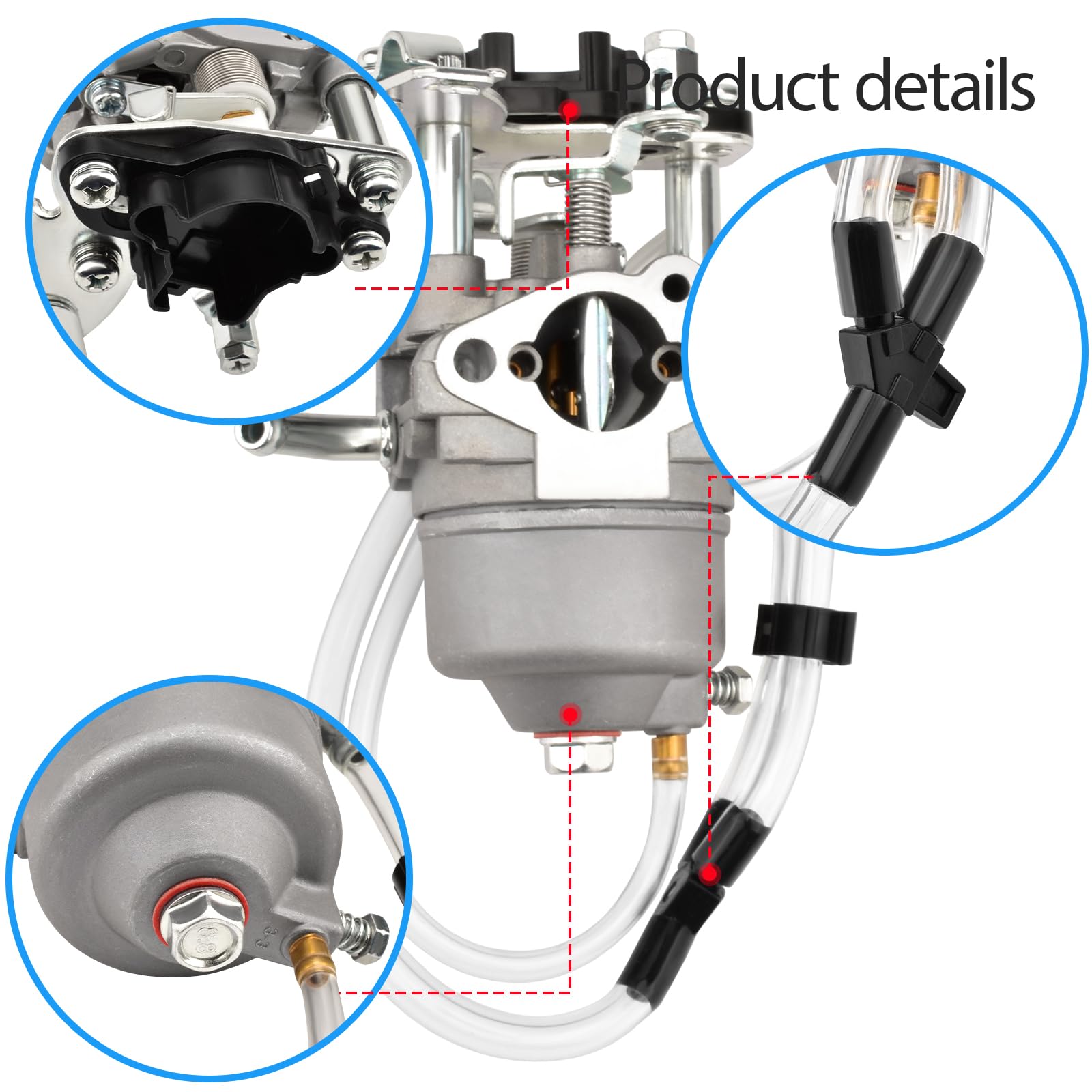 Quorlentia carburetor installed in Predator 2000 generator for restored operation