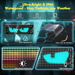 Quplavo installed in car at night boosting attention and safety