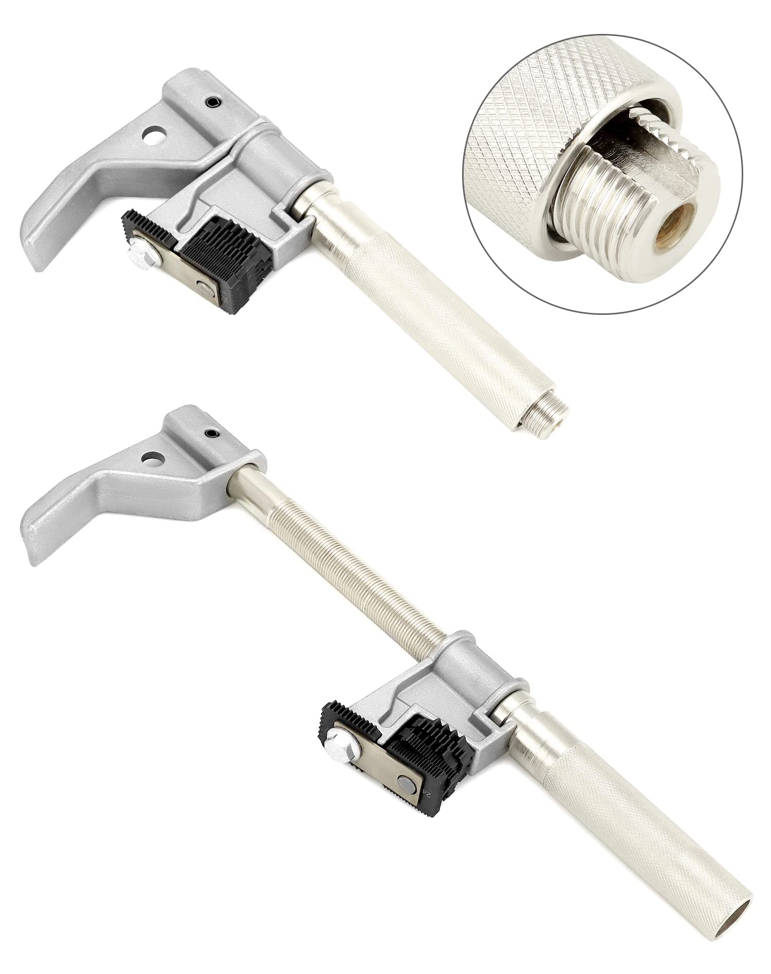 QWORK adjustment mechanism detail for easy, controlled thread chasing