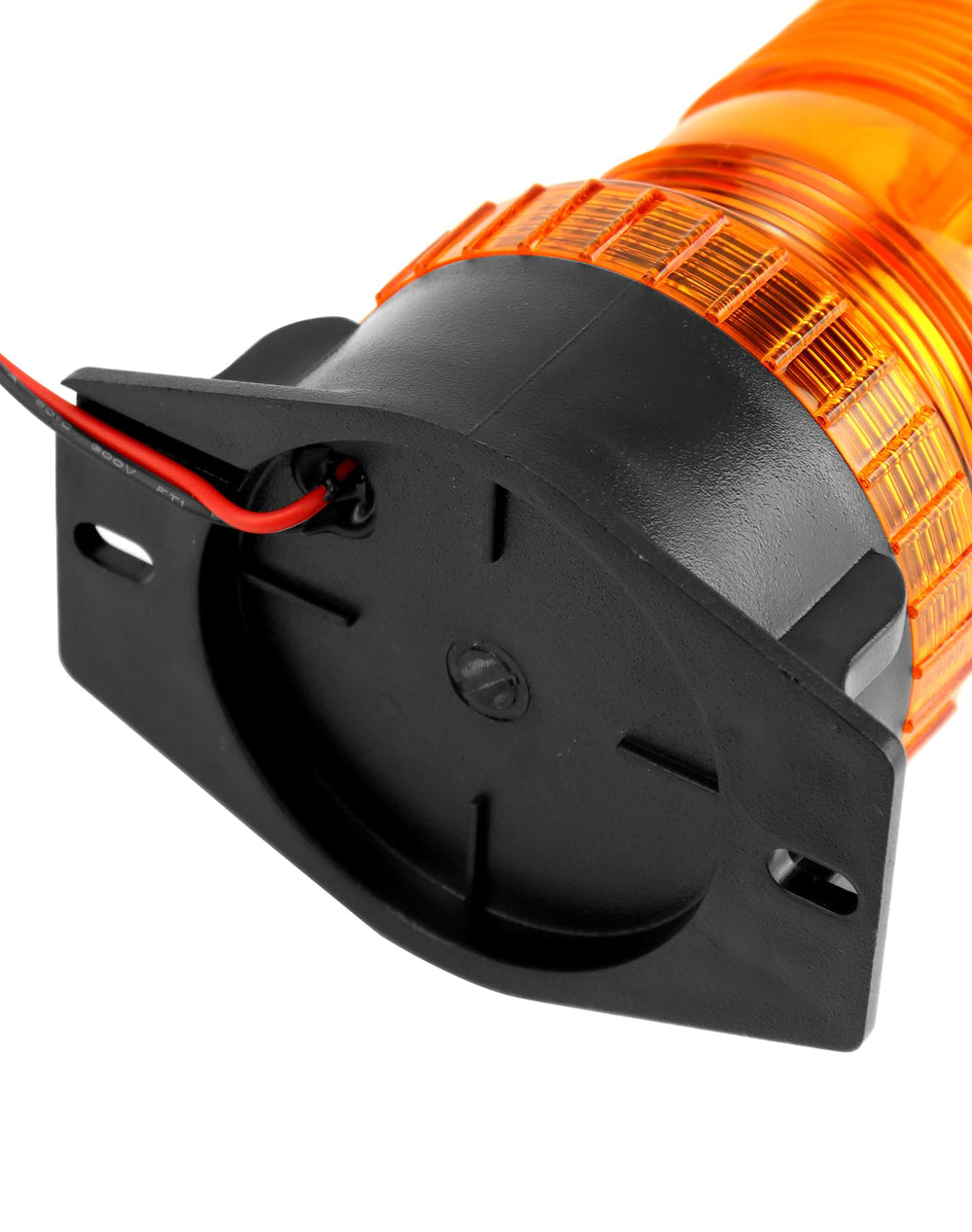 QWORK amber strobe wiring cable connection showing easy direct hardwire hookup