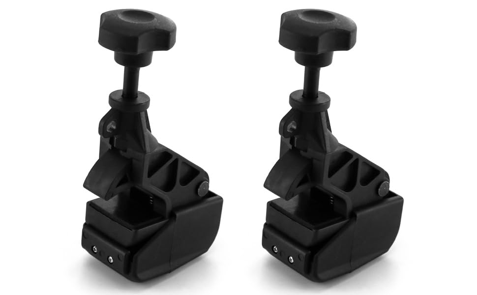 QWORK clamp staged in a garage setting illustrating faster tire changes for technicians