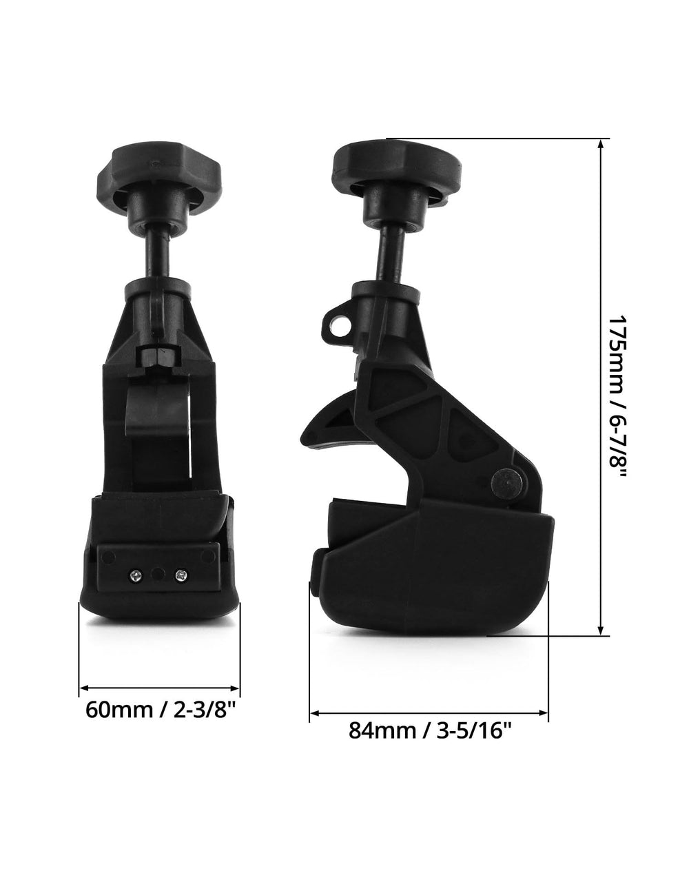 QWORK clamp two-pack in packaging ready for professional garage use and quick replacement