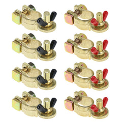 QWORK front packaging showing eight brass top-post battery terminals and kit benefits