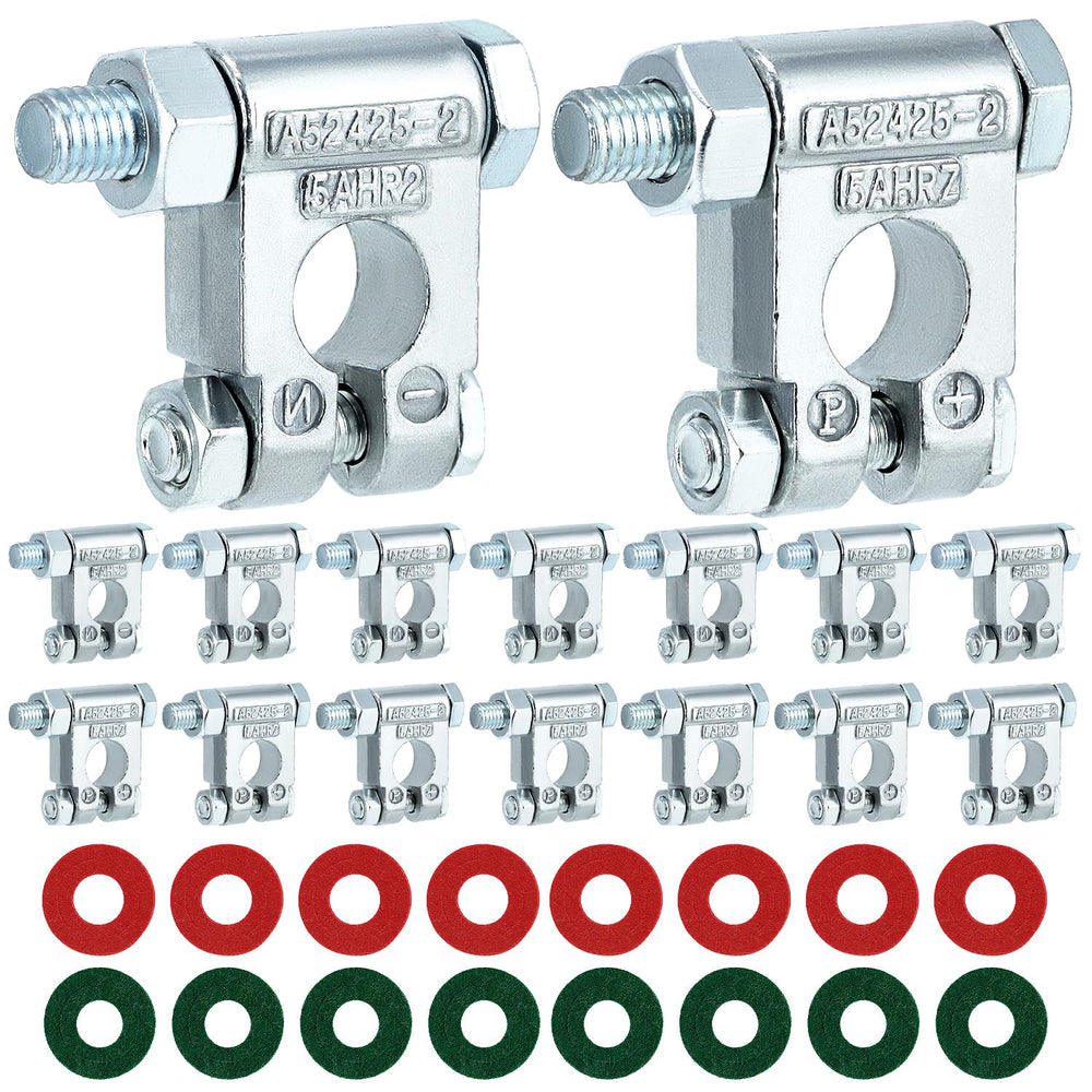 QWORK front packaging of 8 pairs terminals showing contents and benefit of complete kit