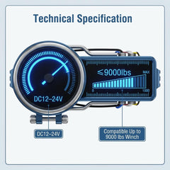 QWORK receiver mounted on truck winch showing hands-free remote convenience