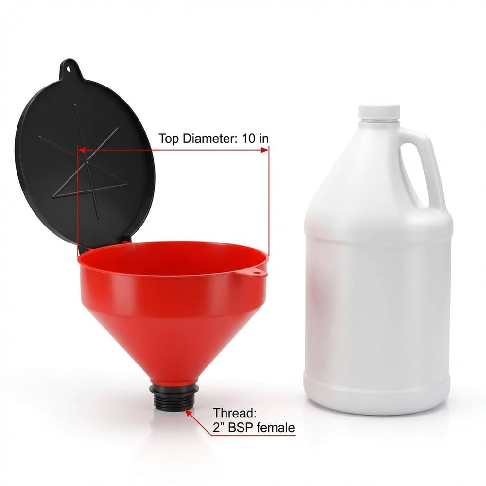 QWORK lockable lid detail preventing dust and spills for safer storage between uses