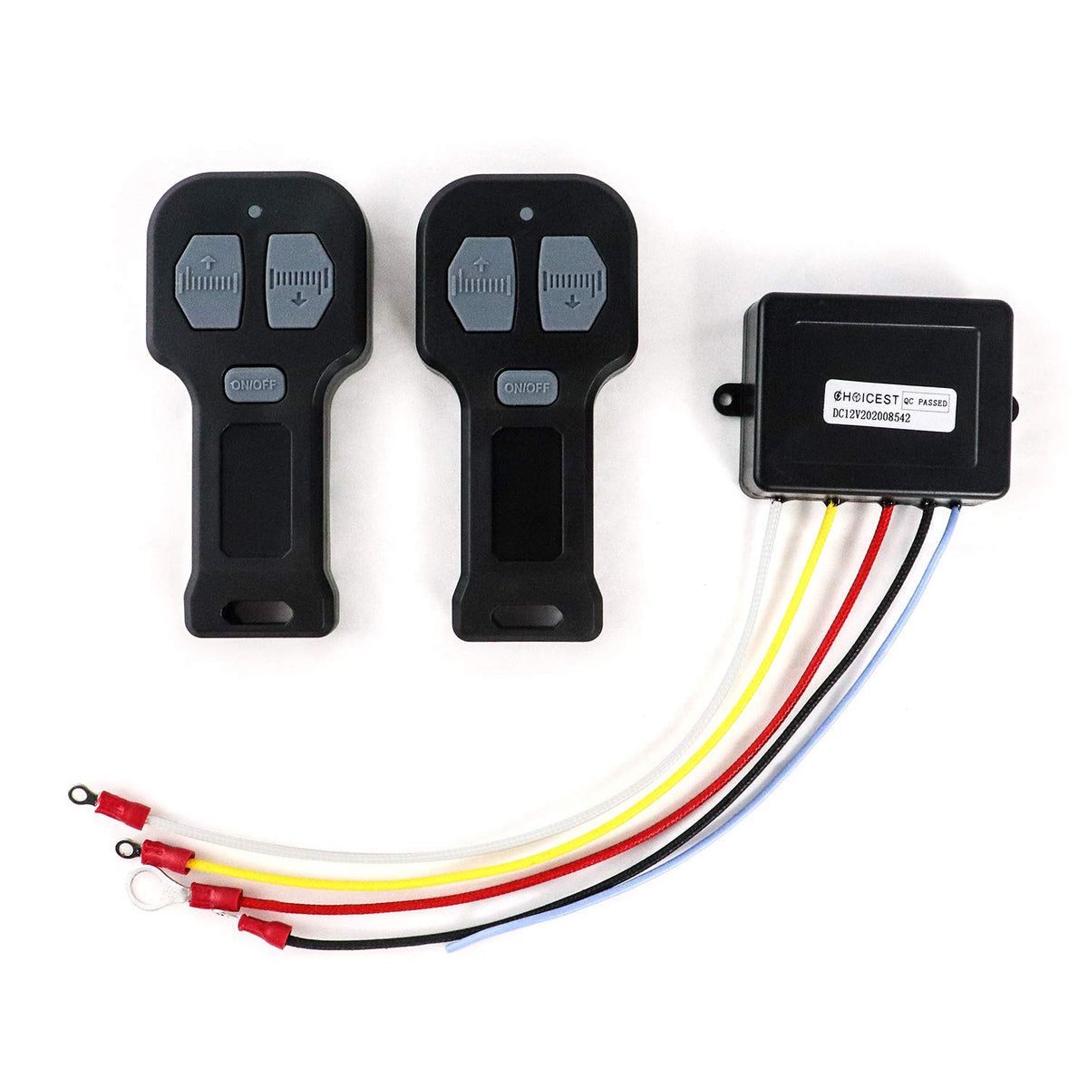 QWORK receiver front panel showing connectors and durable housing for reliable control