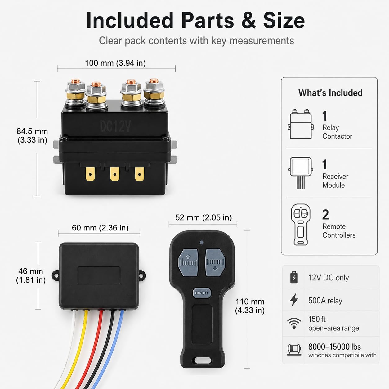 QWORK remote in user hand illustrating ergonomic control and safety