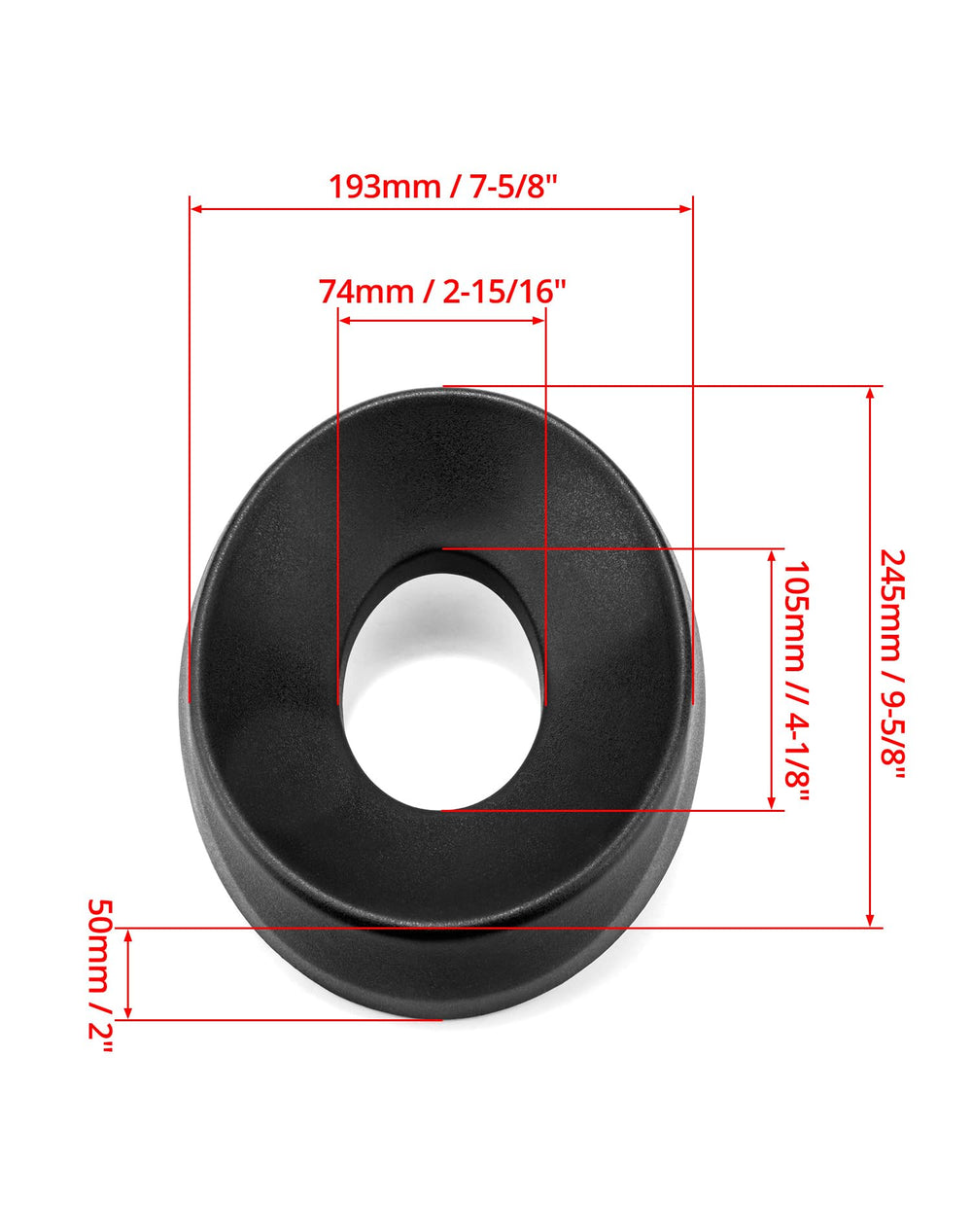 QWORK ring next to hand illustrating compact size and travel convenience