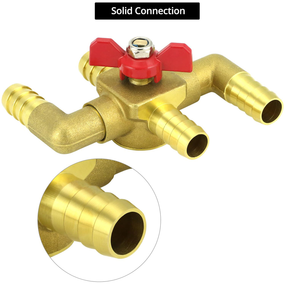 QWORK side profile displaying the four ports for versatile coolant and gas routing