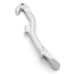 QWORK wrench beside ruler showing 11-7/8 inch length for leverage