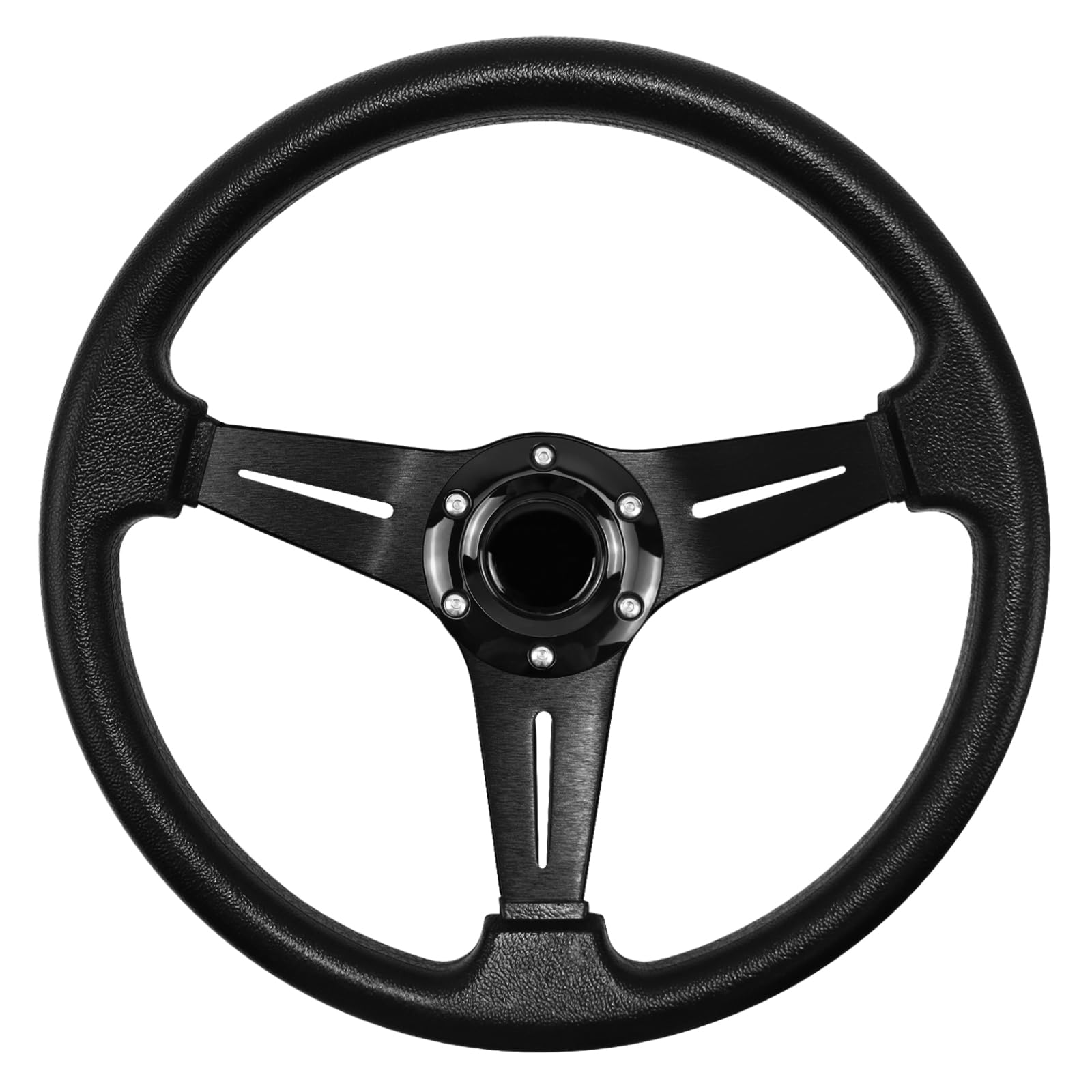 QYMOPAY front view showing wheel shape and sporty design for better handling