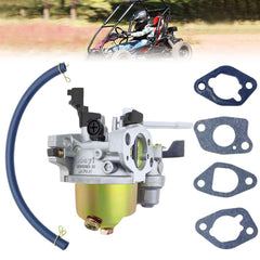QYMOTO KT196 carburetor front view showing clean machining and improved fuel delivery