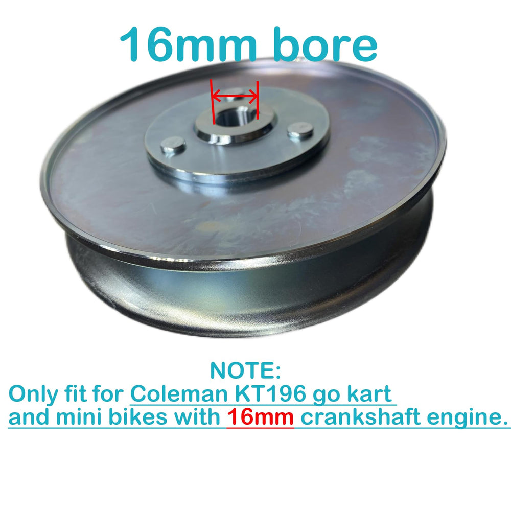 QYMOTO KT196 close-up of 16mm bore highlighting precise fit for stable power transfer