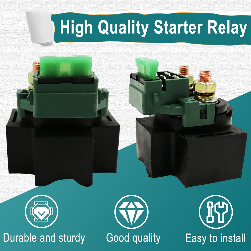 QYMOTO relay packaging and label showing part number and fitment