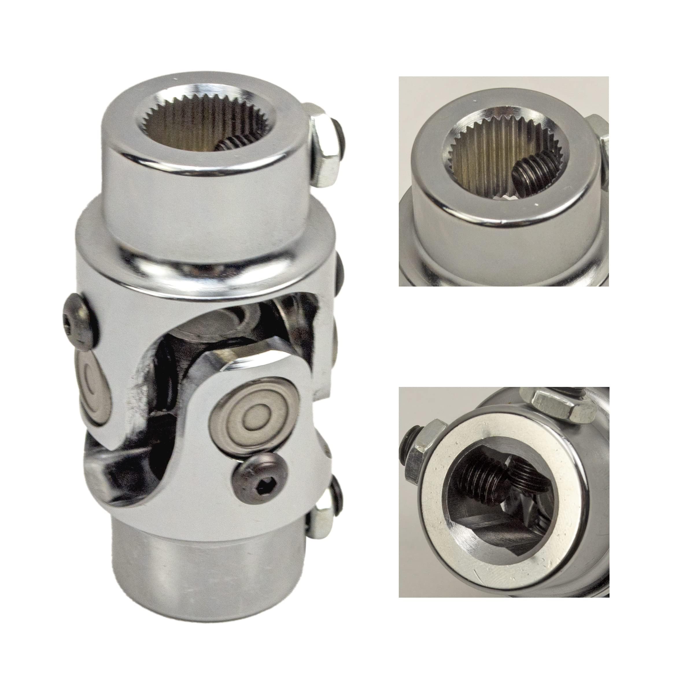 RABROPAR front view of coupling showing spline and DD ends for accurate fit