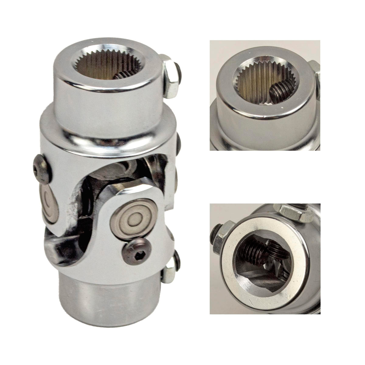 RABROPAR front view of coupling showing spline and DD ends for accurate fit