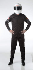 RaceQuip worn in racing cockpit demonstrating mobility and comfort benefit