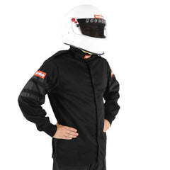 RaceQuip front view showing jacket fit and professional styling benefit