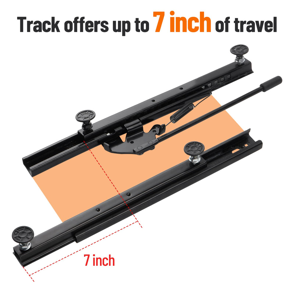 Racewill close-up of slider rail detail showing smooth track and durable construction benefit
