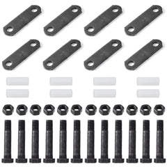 Racewill front packaging showing full shackle kit and parts benefit: organized replacement set