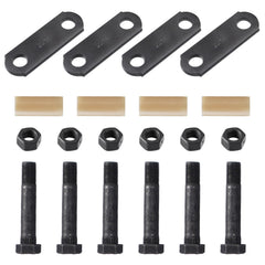 Racewill trailer shackle kit front packaging showing complete repair set and benefits