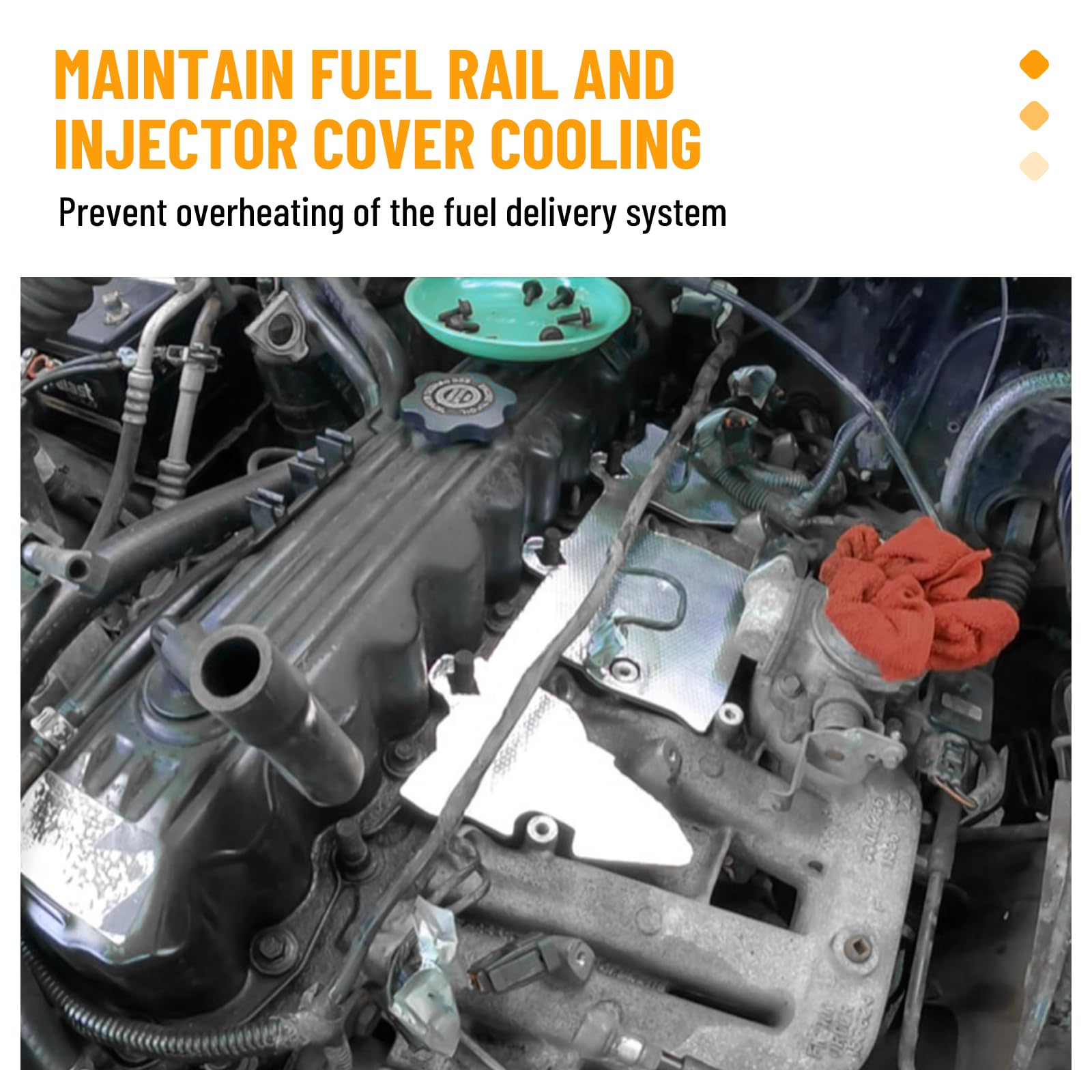 Racewill injector O-rings displayed to show sealing reliability and leak prevention