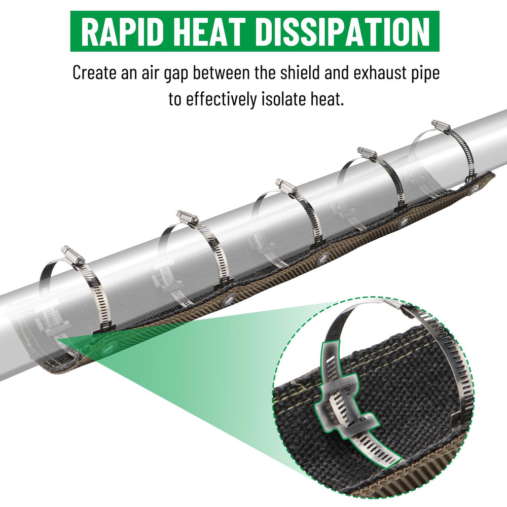 Racewill included gloves beside shield for safe handling during installation