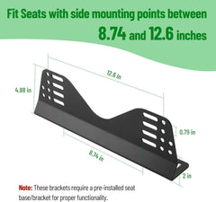 Racewill black powder-coat finish detail protecting against corrosion