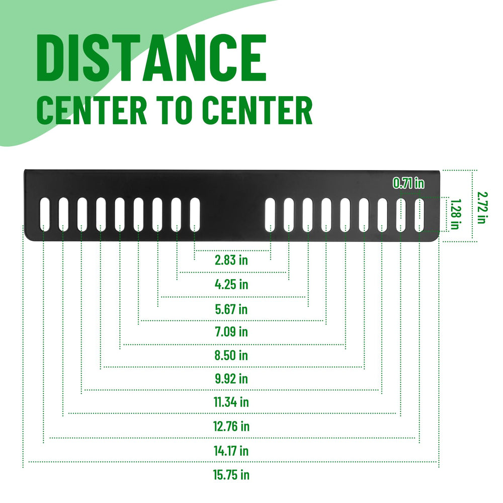Racewill bracket next to ruler displaying compact size and scale